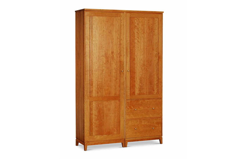 Harrison Double Armoire with 2 deep drawers