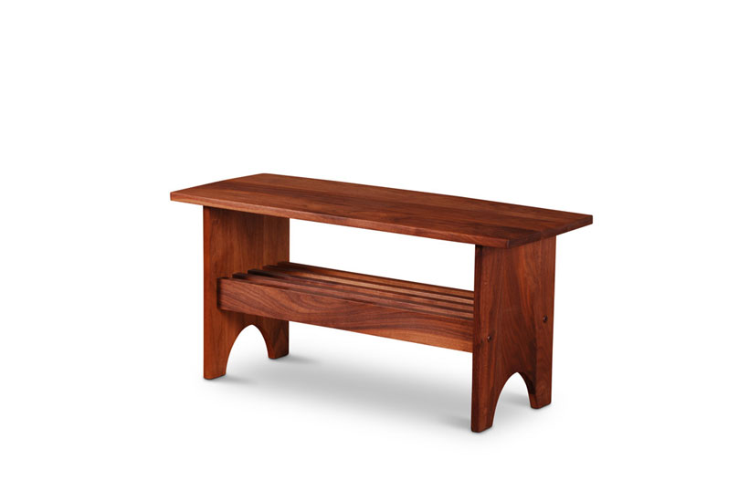 Hancock Bench in Walnut 2 feet length