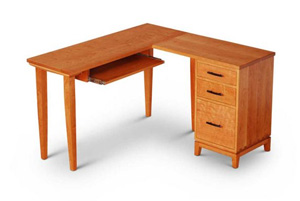 Corner Desk with Keyboard Drawer