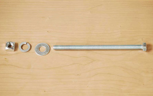 Bed bolt and fasteners