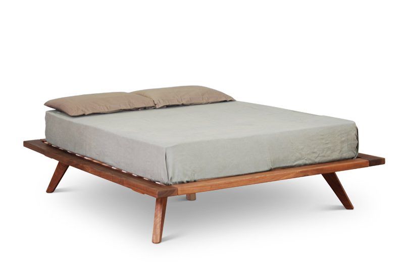 Cosmos Bed in Walnut