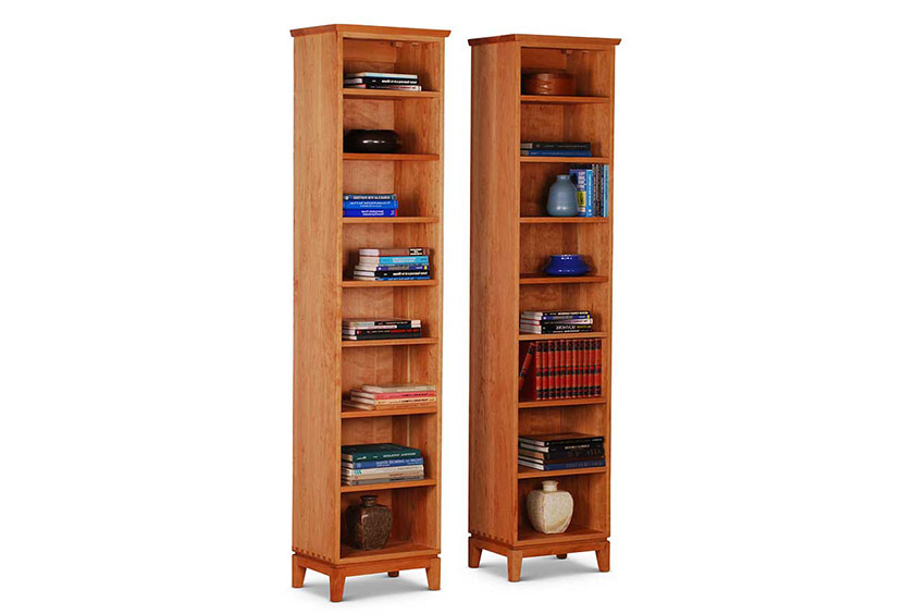 Narrow Bookcase in Cherry