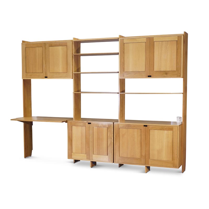 New Directions Wall Unit in White Oak New Directions Wall Unit in White Oak