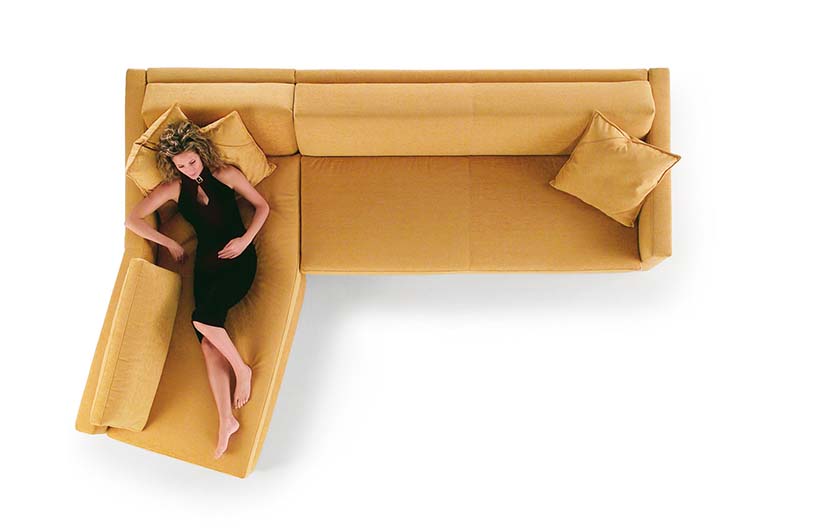 Garda Sectional Sofabed with angled Chaise