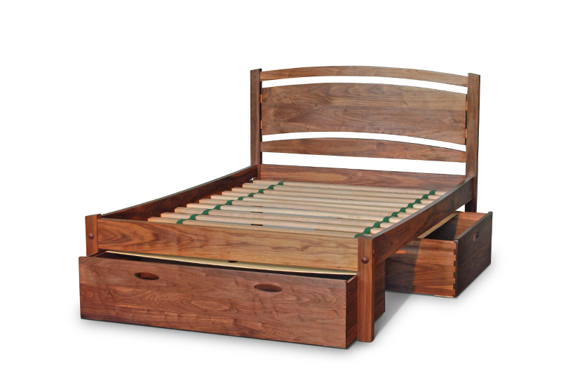 Turtle Bay in Walnut With Underbed Storage