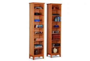 Narrow Bookcase in Cherry
