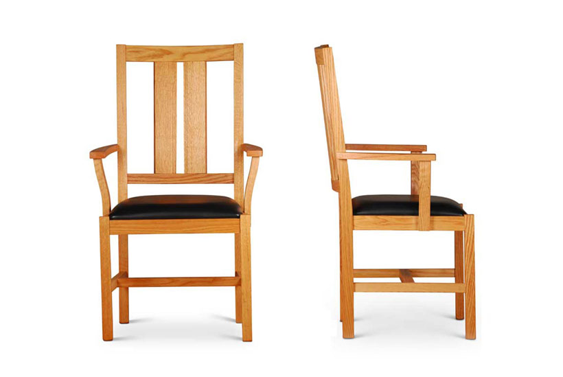 Bisbe Armchair in Cherry