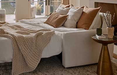 Langdon Comfort Sleeper Ready for Bed