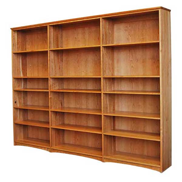 Three Section Cherry Bookcase