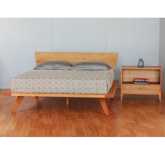 Cosmos Platform Bed With Nightstand