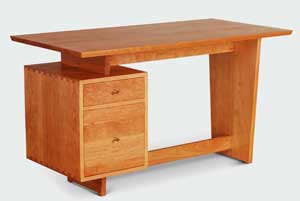 Devoe Desk in Cherry