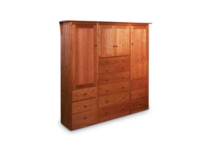 Prairie Triple Armoire in Cherry