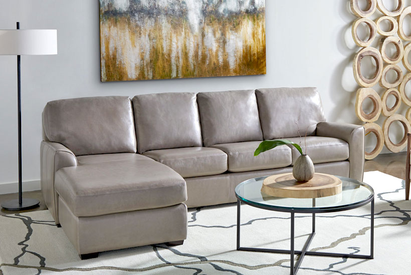 American Leather Kaden Comfort Sleeper Sectional Sofas