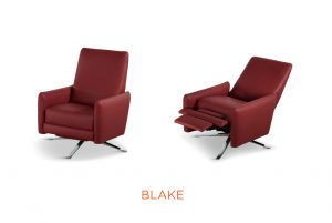 Upholstered Recliner with base