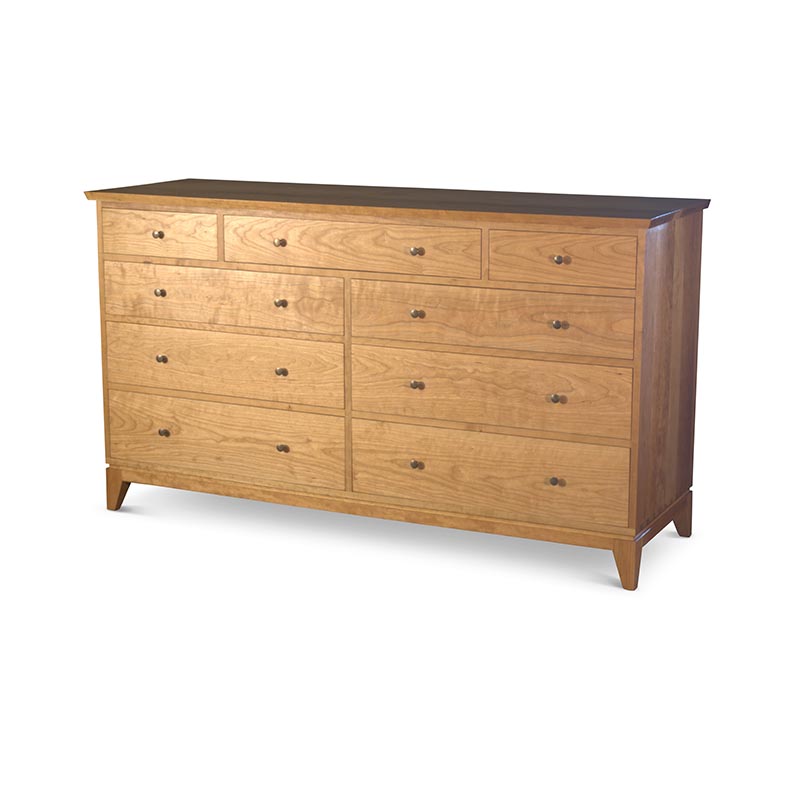 Nine Drawer Dresser in Cherry