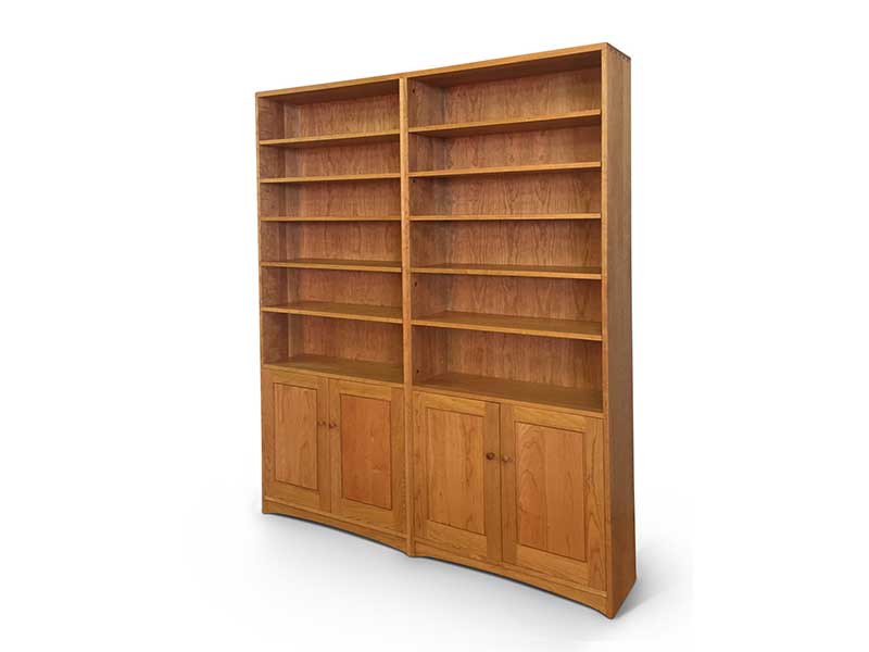 Double Bookcase with Doors