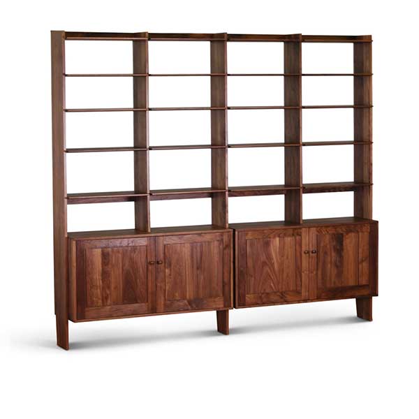 New Directions Wall Unit in Walnut