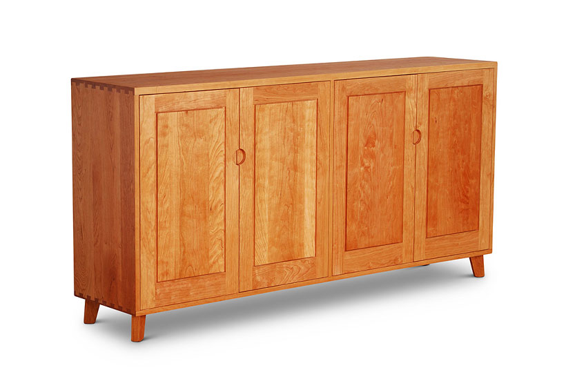 Four Door Credenza in cherry